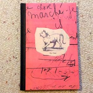 $5 in bundle - pink ruled cat notebook/diary/journal